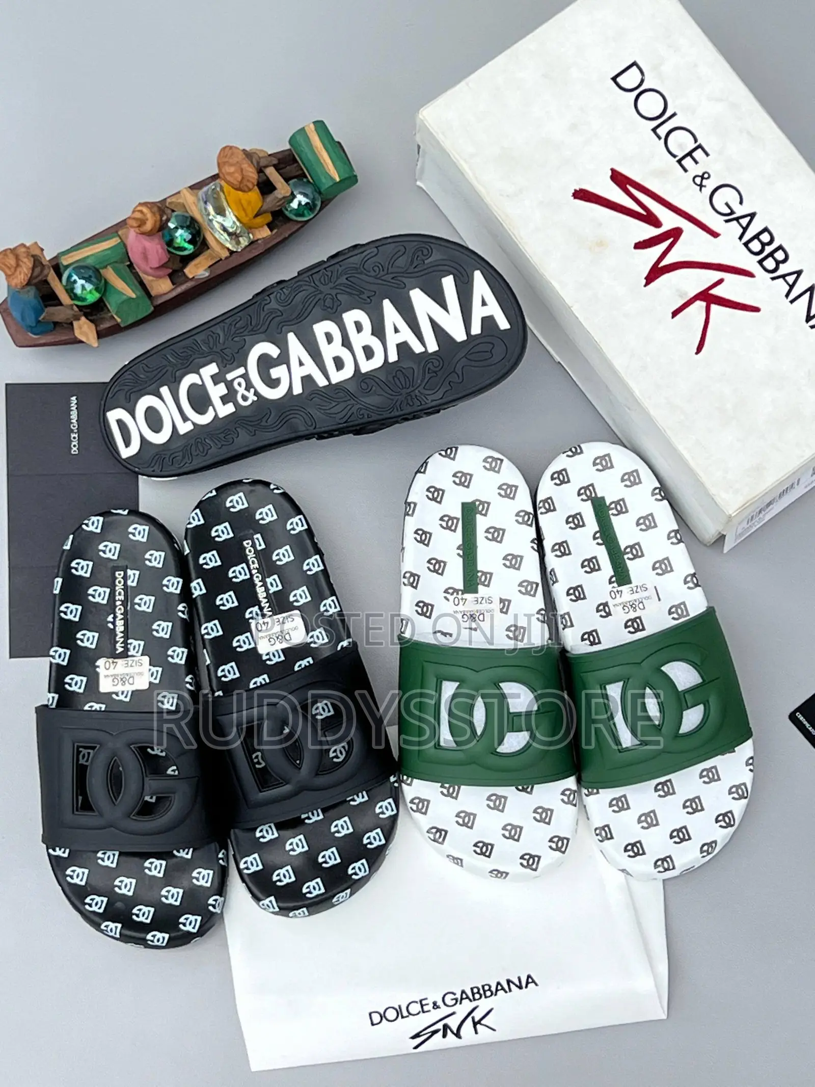 Dolce Gabbana Branded Slides