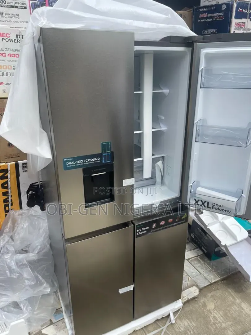 Hisense Inverter 482l Pureflat Slim Series 4-Door Refrigerator Set
