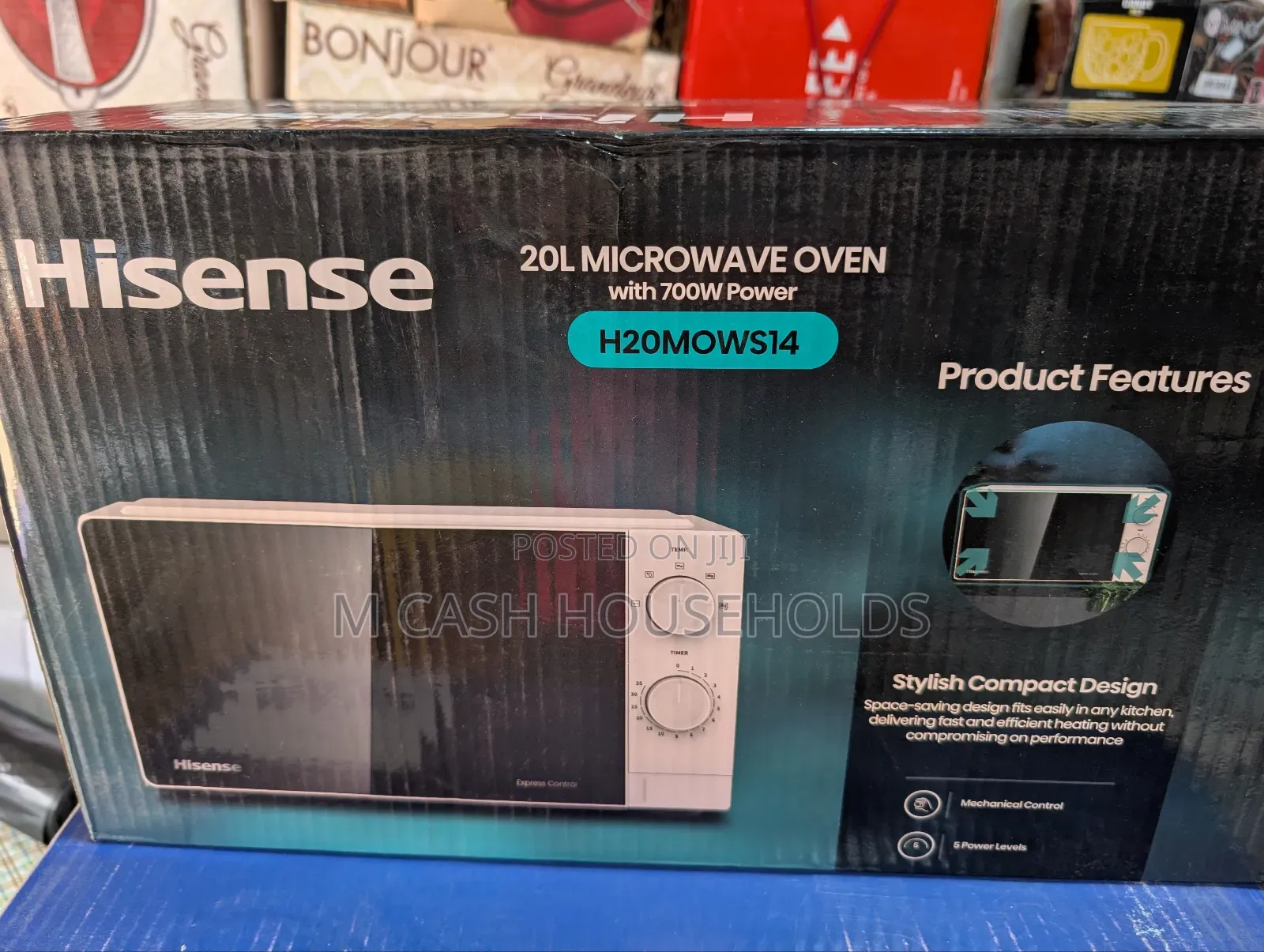 Hisense Manual Microwave 20liter (White Color)