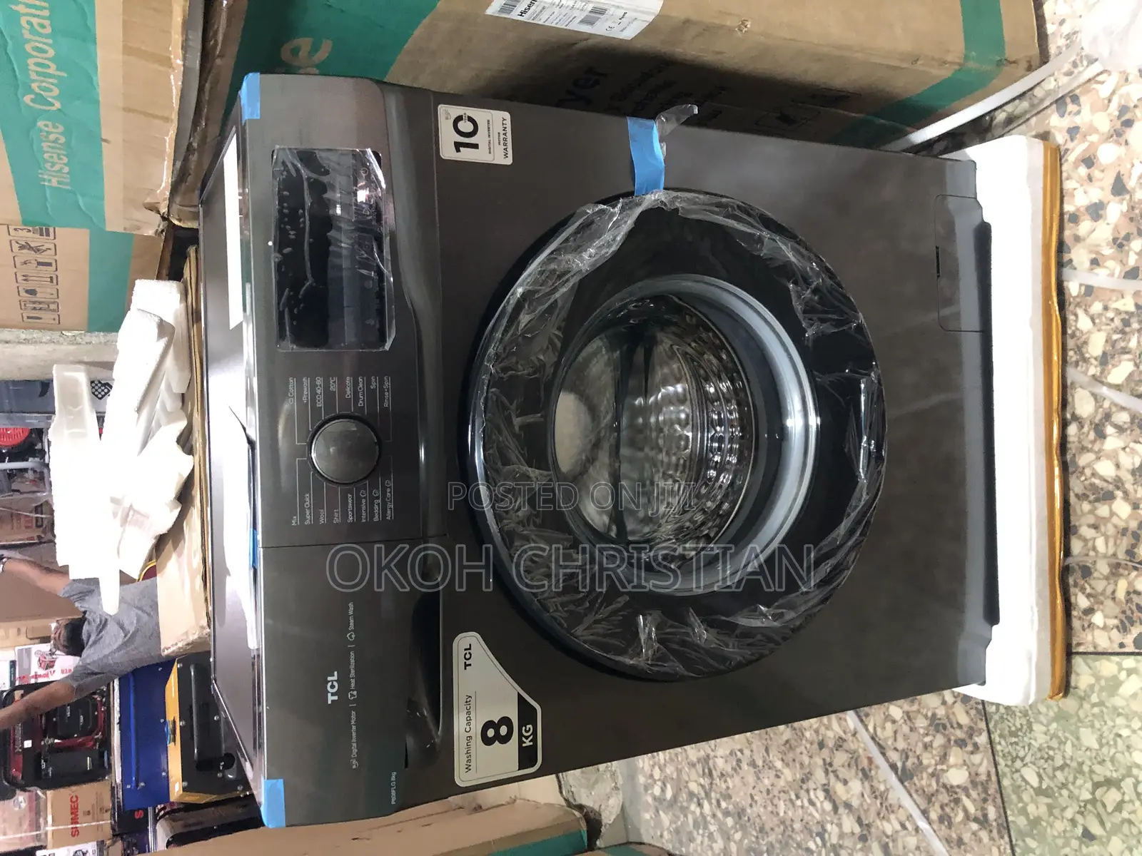 TCL Inverter Washing Machines 8kg