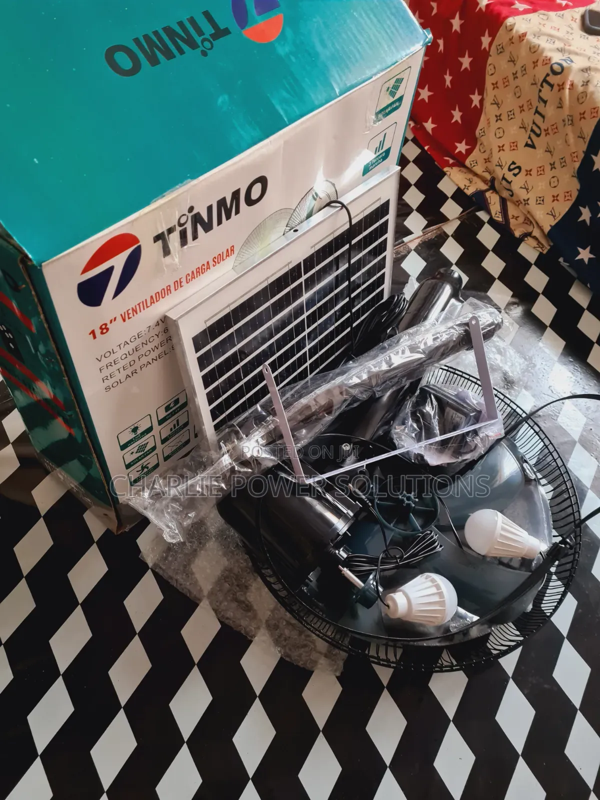 Tinmo 16inches Solar Fan