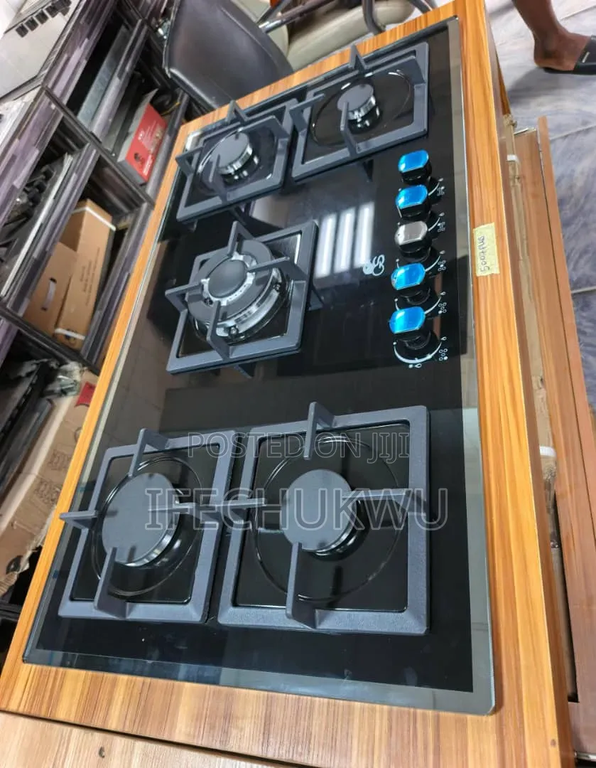 Quality Gs Inbuilt Premium Luxury Design 5 Burners Gas Cooker Hob Etc,