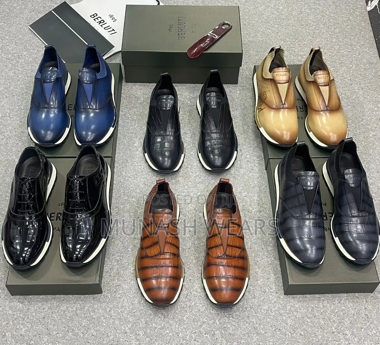 Original Italian Berluti Sneakers 40-46 Available