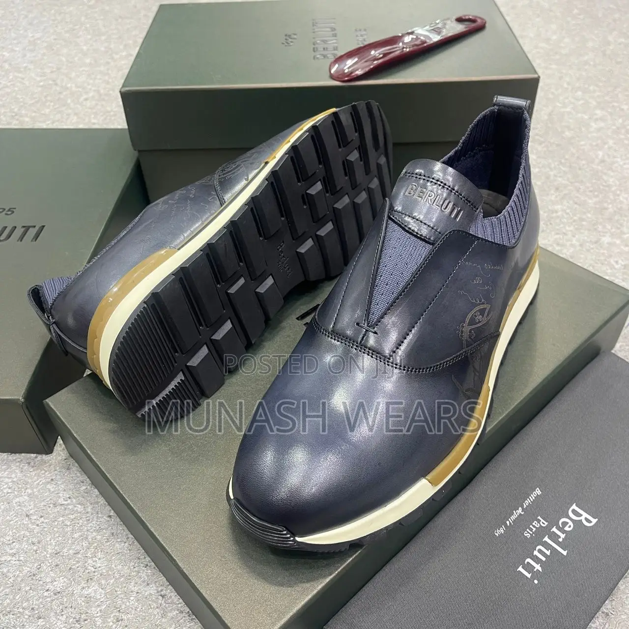 Original Italian Berluti Sneakers 40-46 Available