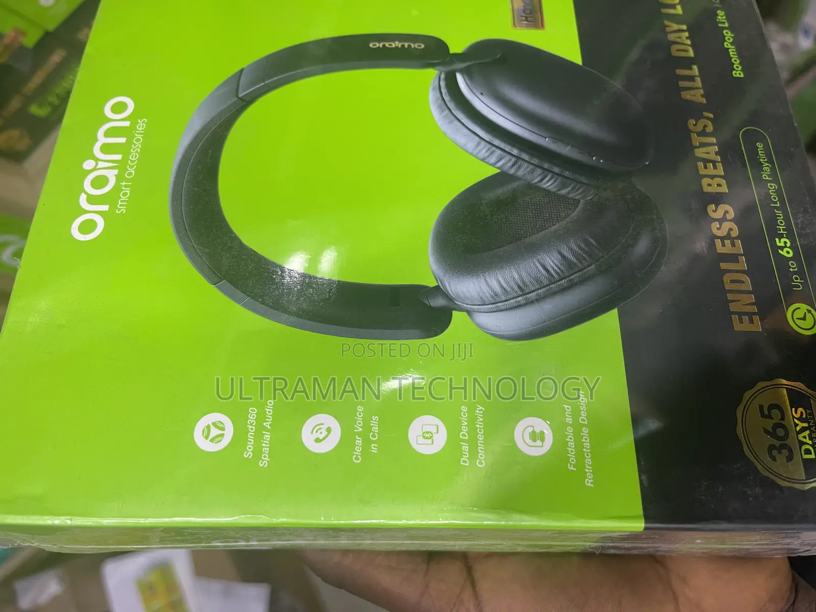 Oraimo Boom Pop Headset (In-Depth Bass)