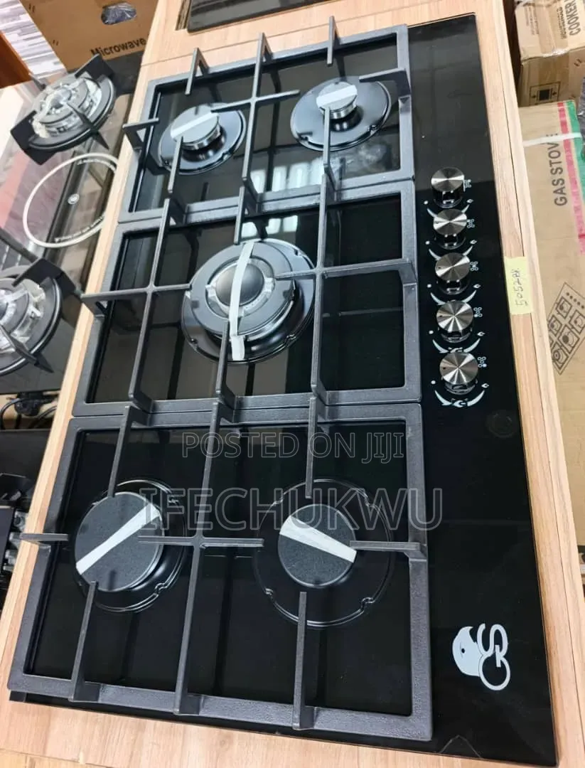 Original Gs Built-in Premium Quality Luxury 90cm 5 Burners Gas Cooker