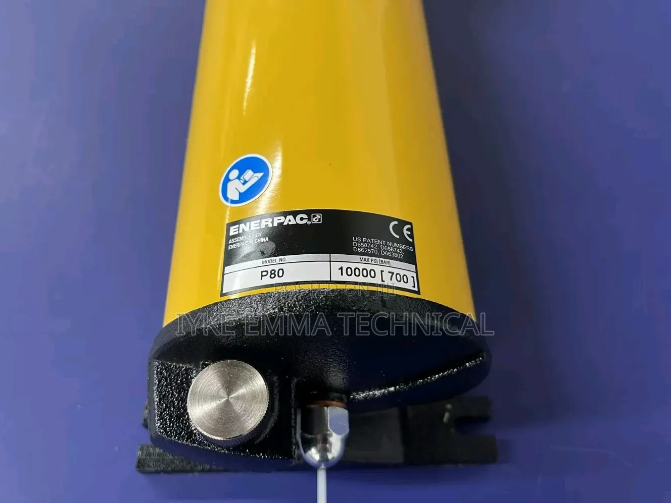 Enerpac P80 Two Speed Ultima Steel Hydraulic Hand Pump