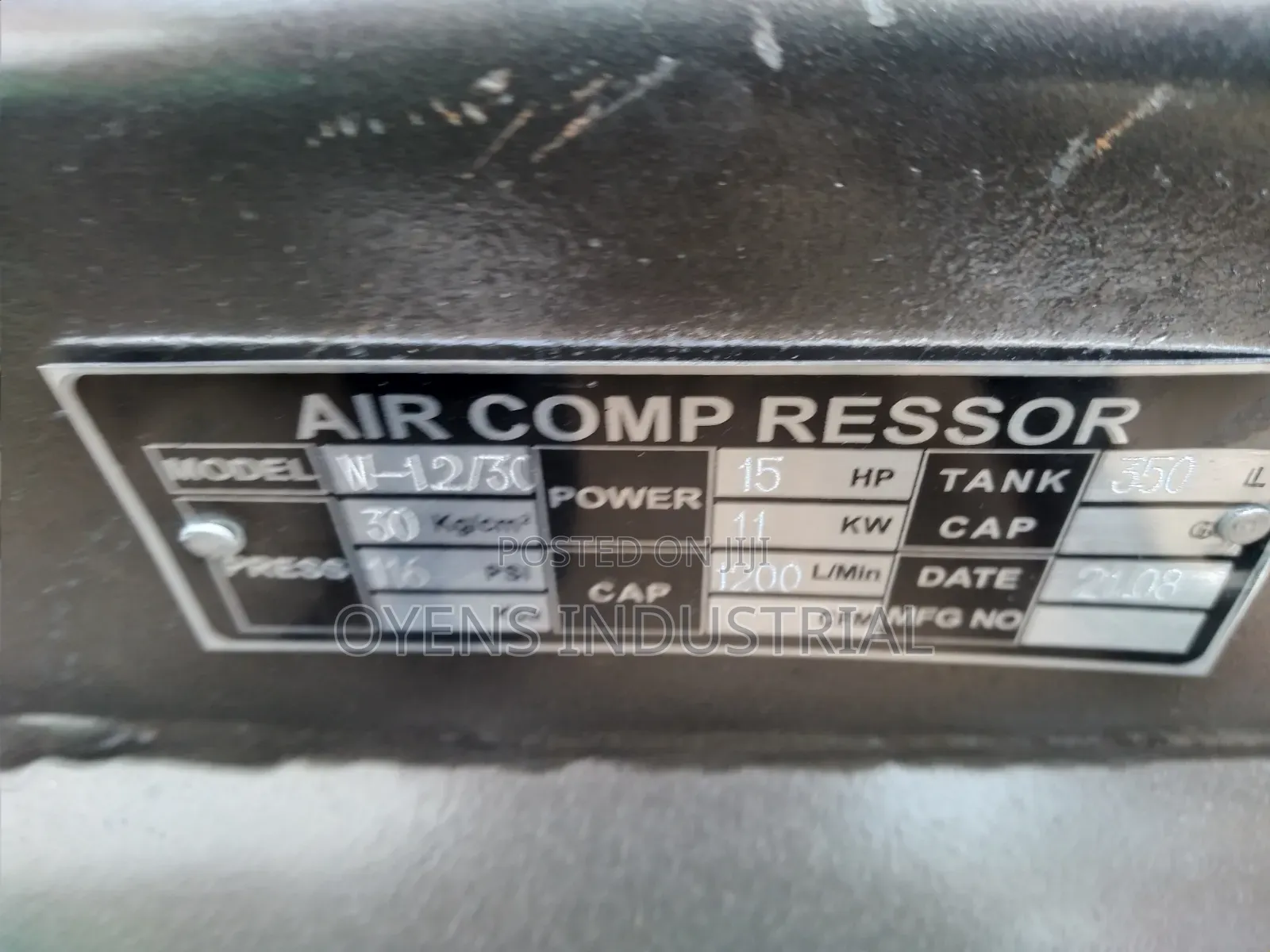 Air Compressor 11kw 15hp 30bar
