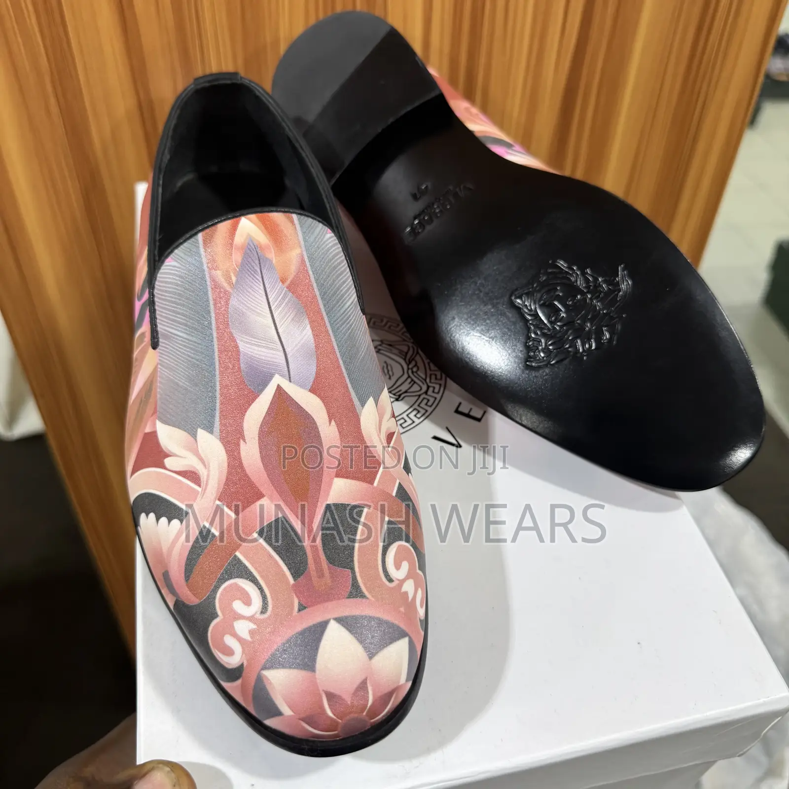 Italian Versace Couture Brown Shoe 40-46