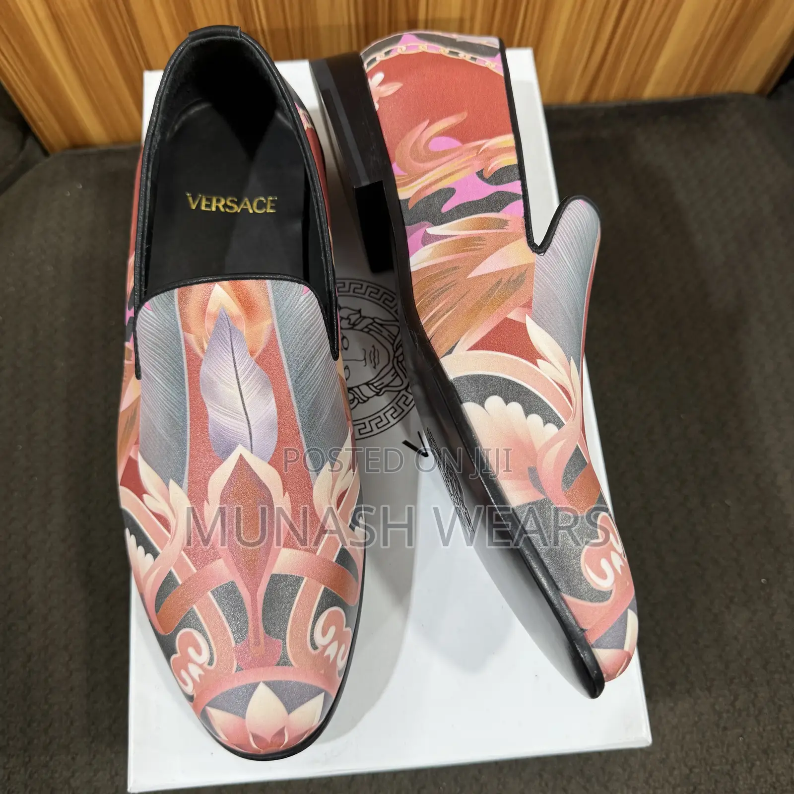 Italian Versace Couture Brown Shoe 40-46