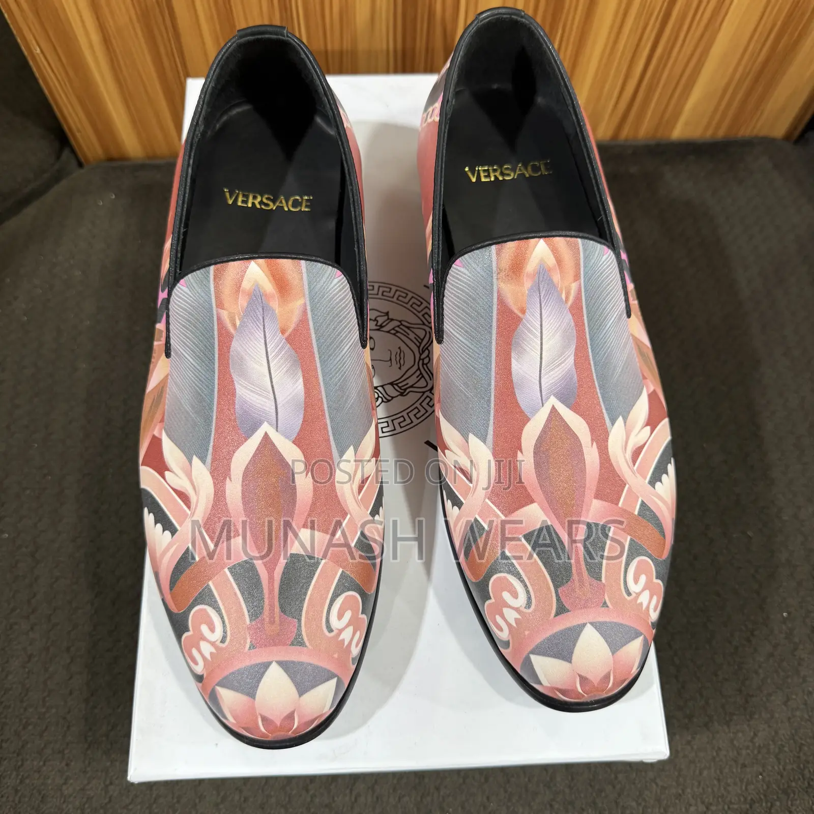 Italian Versace Couture Brown Shoe 40-46