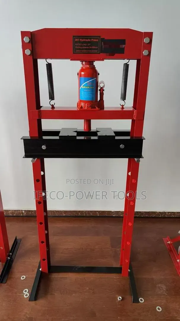 20 Ton Hydraulic Shop Press, a Tool Used for Bending, Straightening