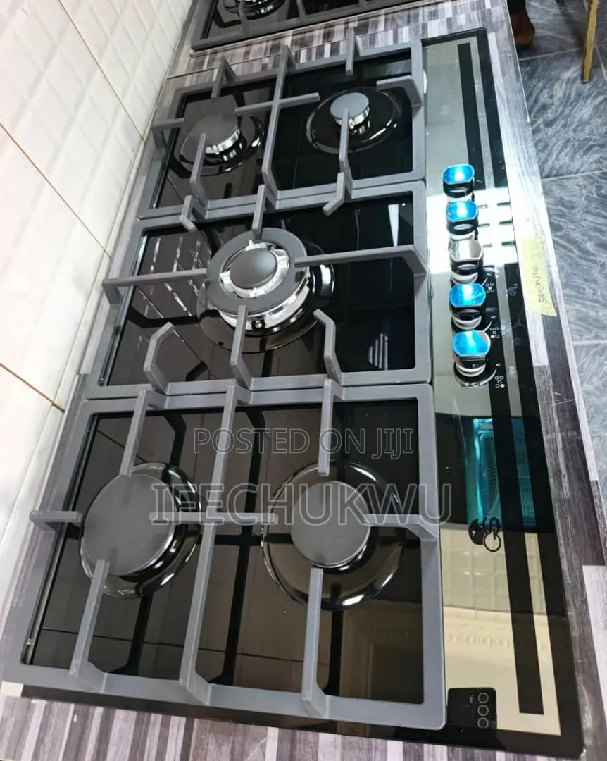 Original Gs Cabinet Built-in Latest Model 5 Burners Gas Cooker Hob,