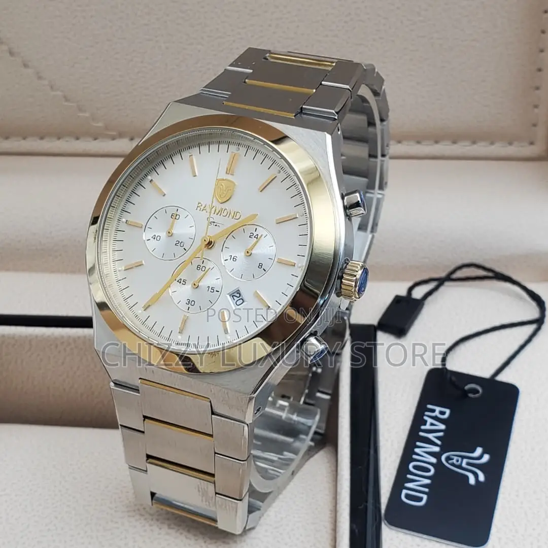 Raymond Weill Quality Luxury Men Automatic Engine Wristwatch