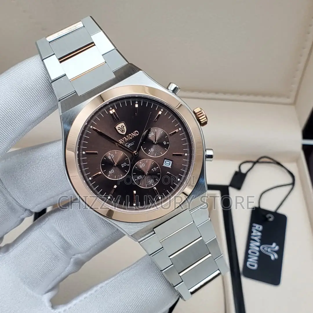 Raymond Weill Quality Luxury Men Automatic Engine Wristwatch