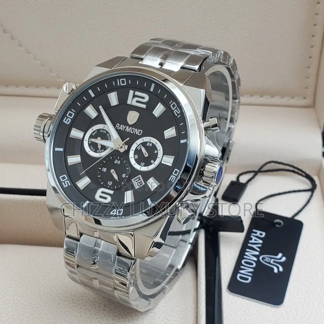 Raymond Weill Quality Luxury Men Automatic Engine Wristwatch