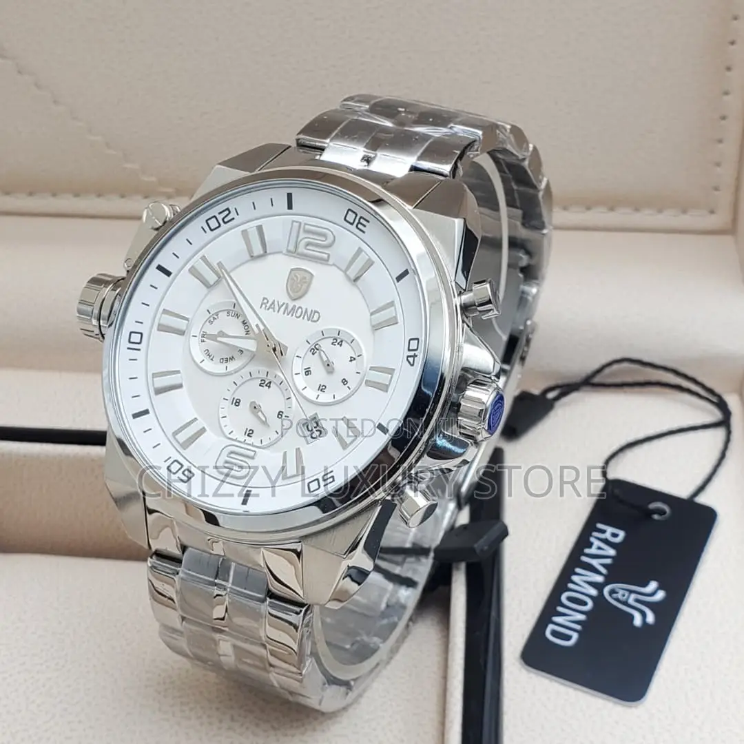 Raymond Weill Quality Luxury Men Automatic Engine Wristwatch