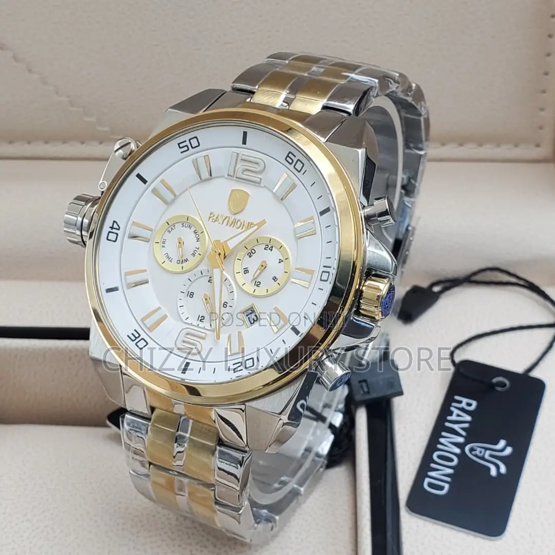 Raymond Weill Quality Luxury Men Automatic Engine Wristwatch