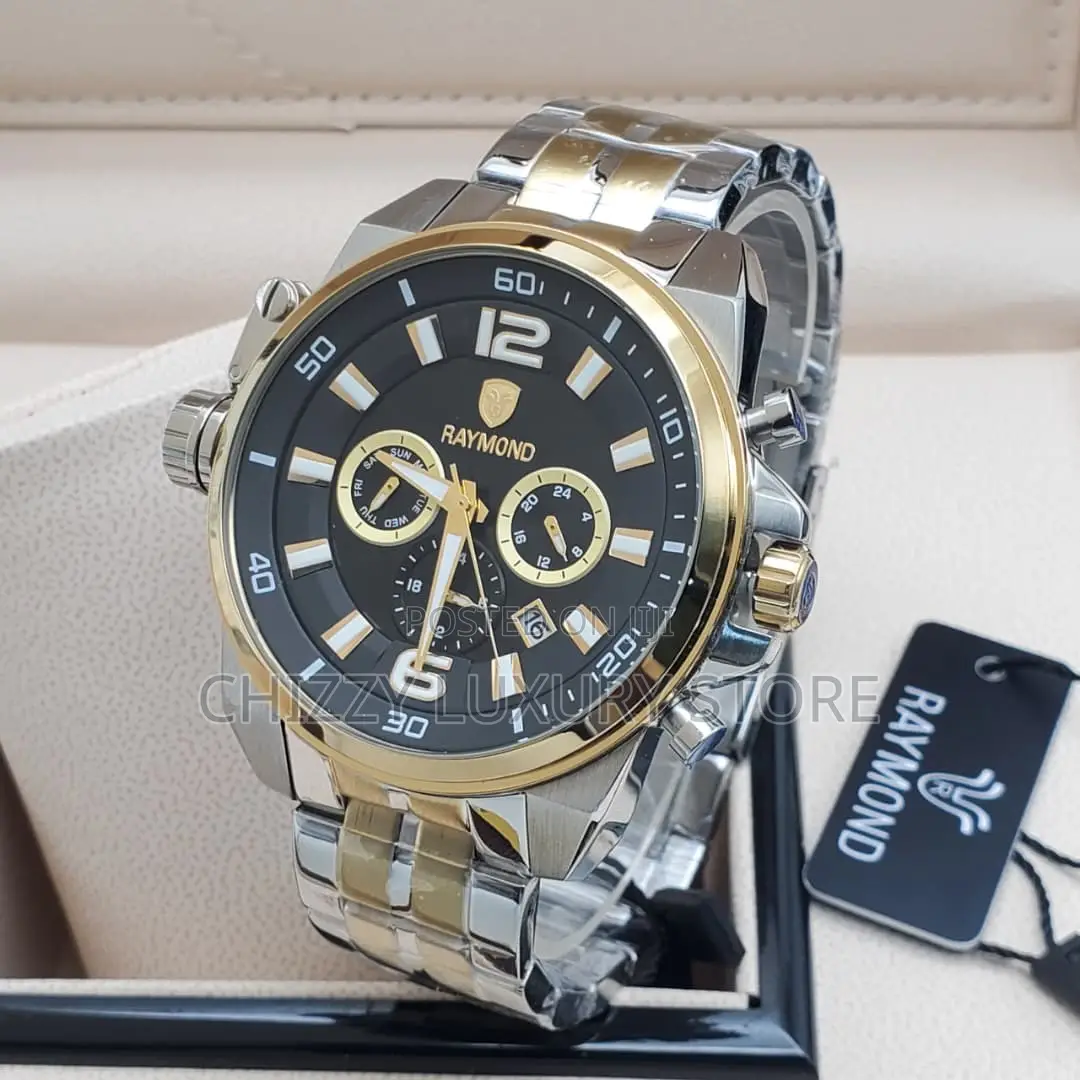 Raymond Weill Quality Luxury Men Automatic Engine Wristwatch