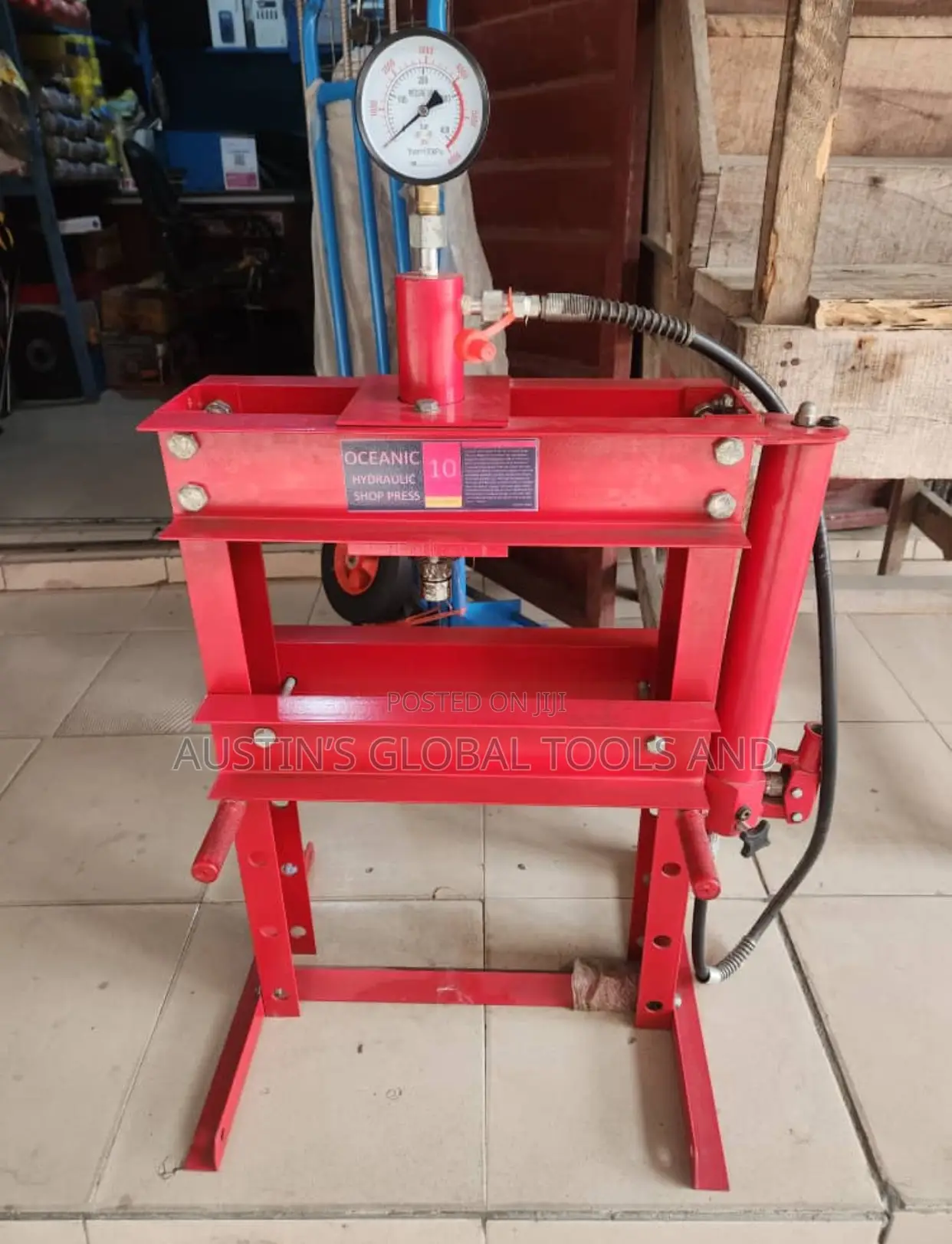 10-Ton Hydraulic Shop Press