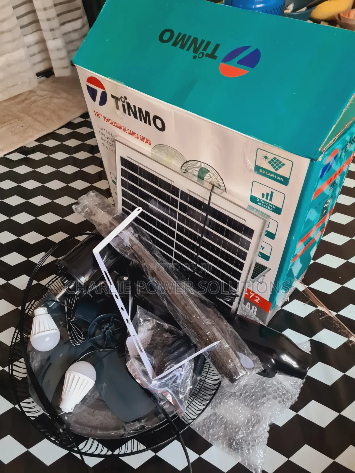 Tinmo 16inches Solar Fan