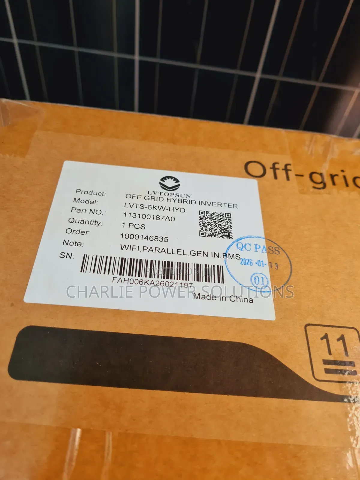 Lvtopsun 6kva 48v Off-Grid Hybrid Inverter