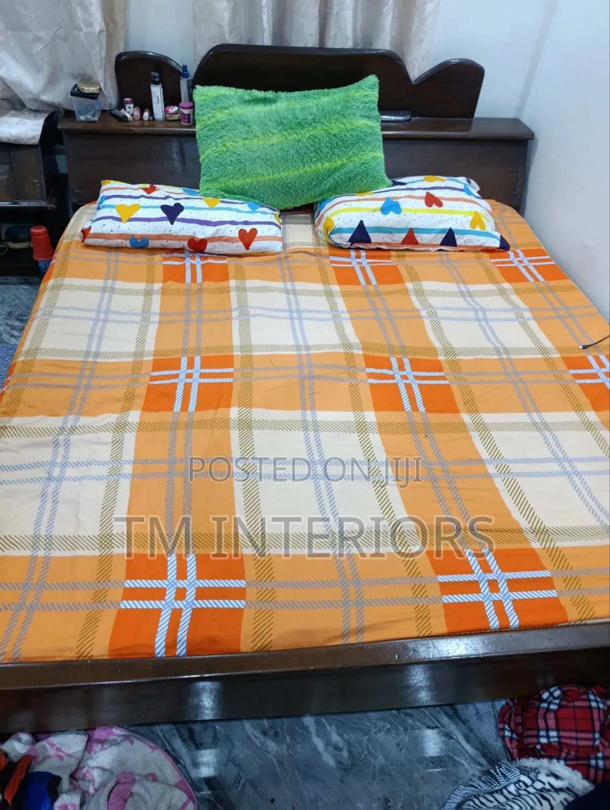 Fairly Used Mattress and Bedframe, 6 X 6