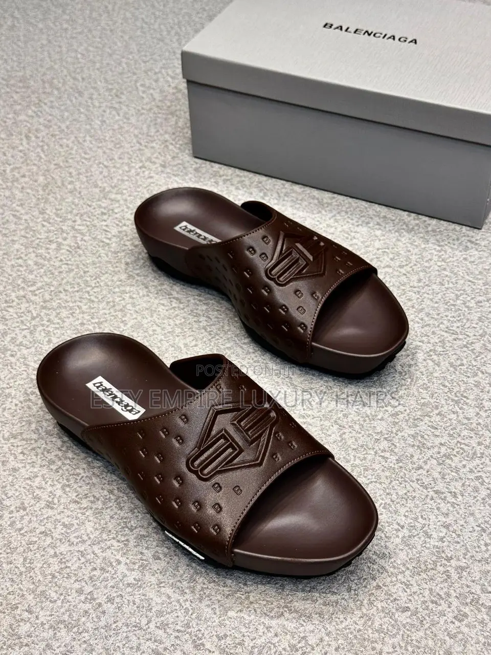 High Quality Luxury Balenciaga Cross Slipper
