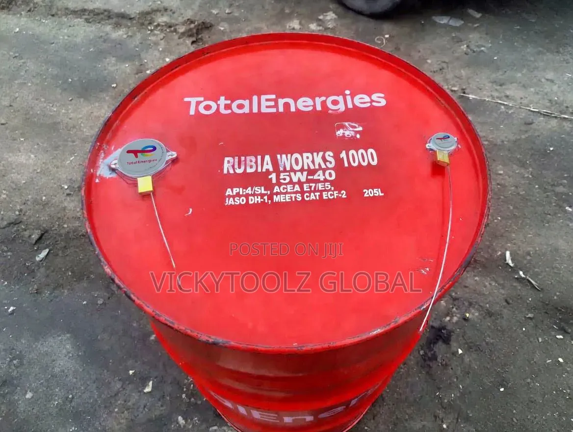 Totalenergies Rubia Works 1000 15w-40 Mineral Engine Oil 205l//Drum