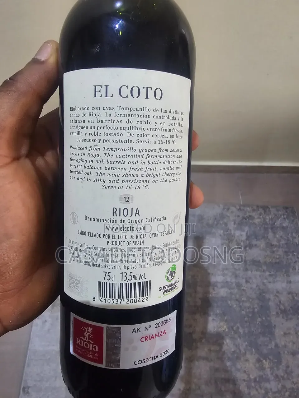 El Coto Spanish Red Wine 75cl