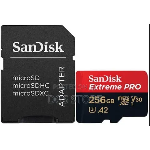 Sandisk Extreme Pro 256gb Micro 170mbs Memory Card