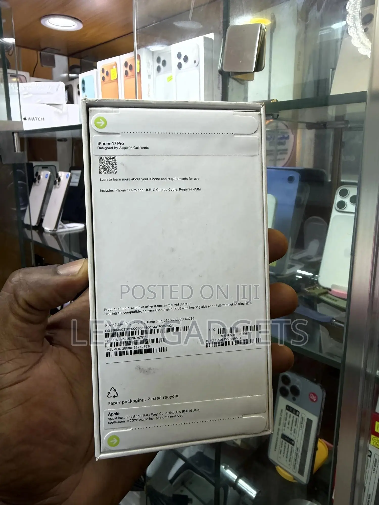 New Apple iPhone 17 Pro 256 GB Blue