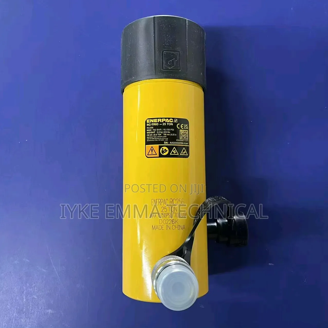 Enerpac Rc256 Single-acting Hydraulic Cylinder 25 Ton 6.25" Stroke