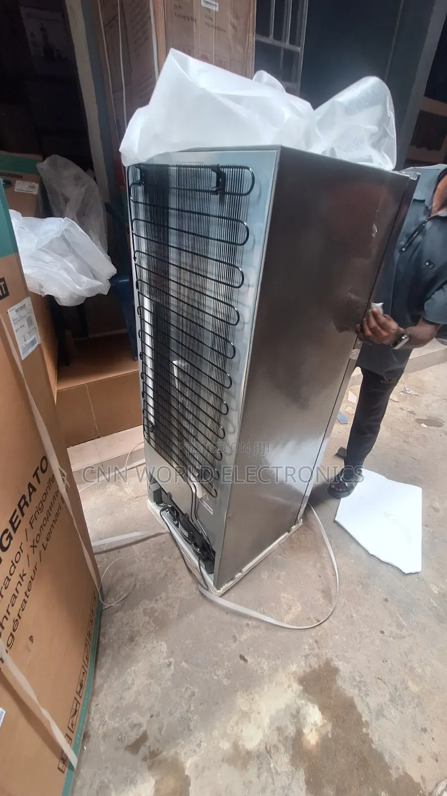 Brand New Hisense 205l Double Door Fridge Faster Cooling Key External