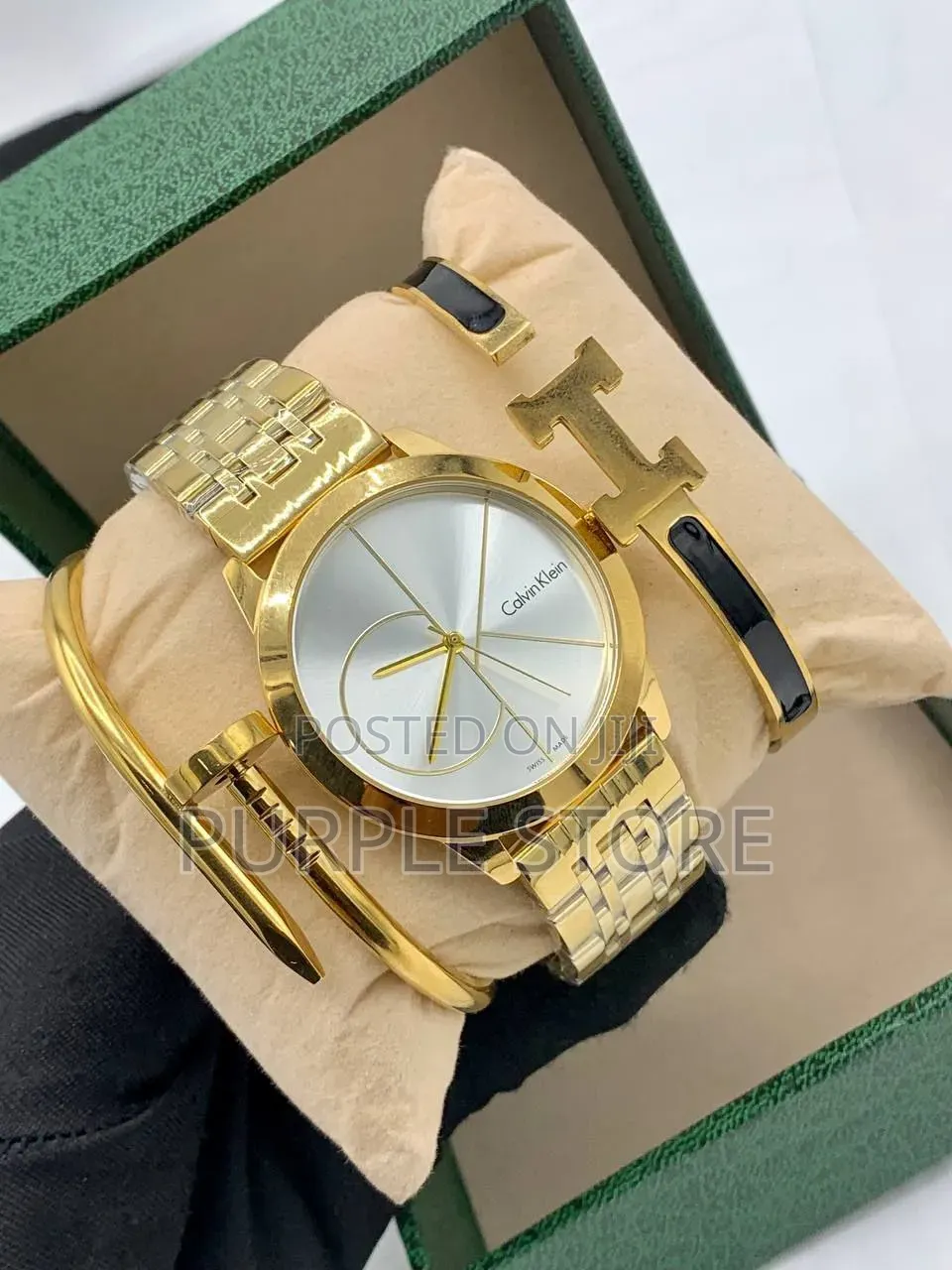 Calvin Klein Ck Beautiful Ladies Watch and Bracelets Set