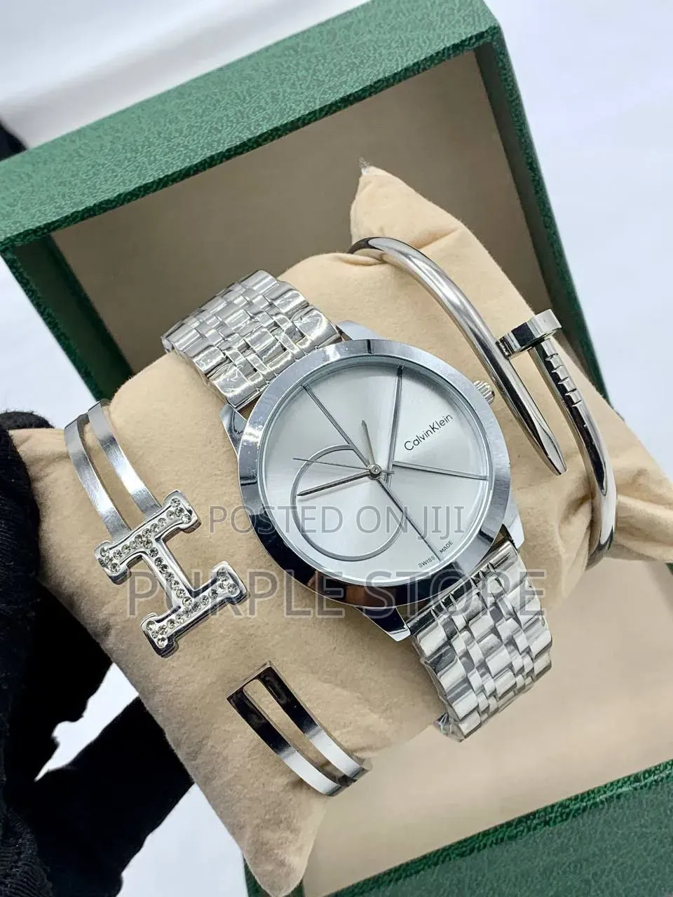 Calvin Klein Ck Beautiful Ladies Watch and Bracelets Set