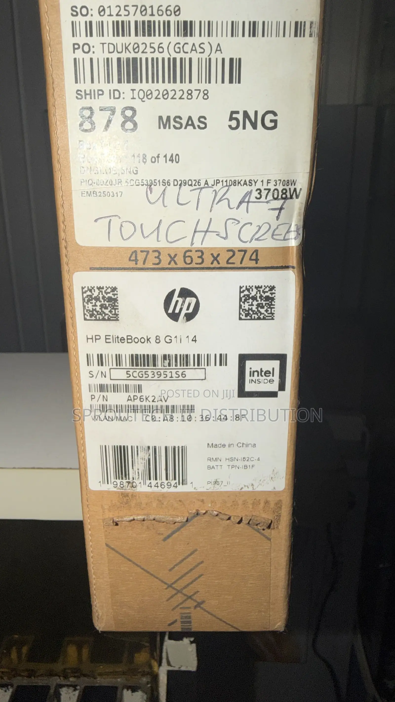 New Laptop HP EliteBook 840 G1 16GB Intel Core Ultra 7 SSD 512GB