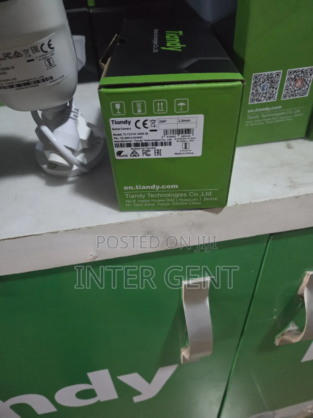 Tiandy Ip Camera 2mp Full Color Outdoor