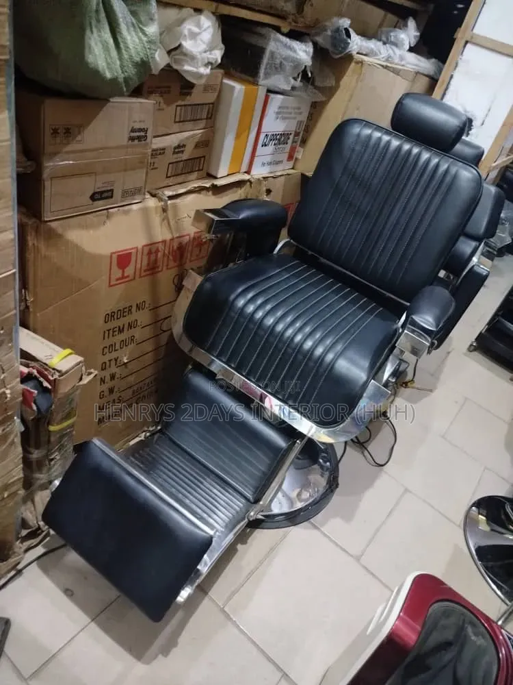 Salon Chairs Gold And Black Color