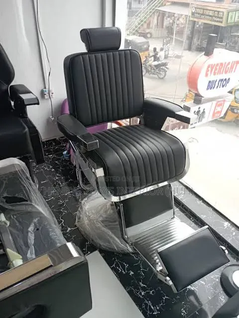 Salon Chairs Gold And Black Color