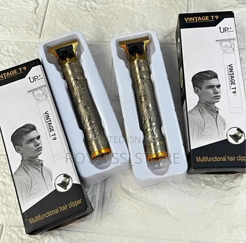 Vintage T9 Rechargeable Clipper Waterproof With Zero Gapped T-blade