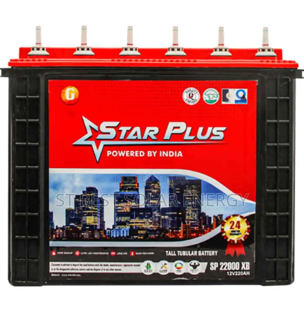 220ah Starplus Tubular Battery