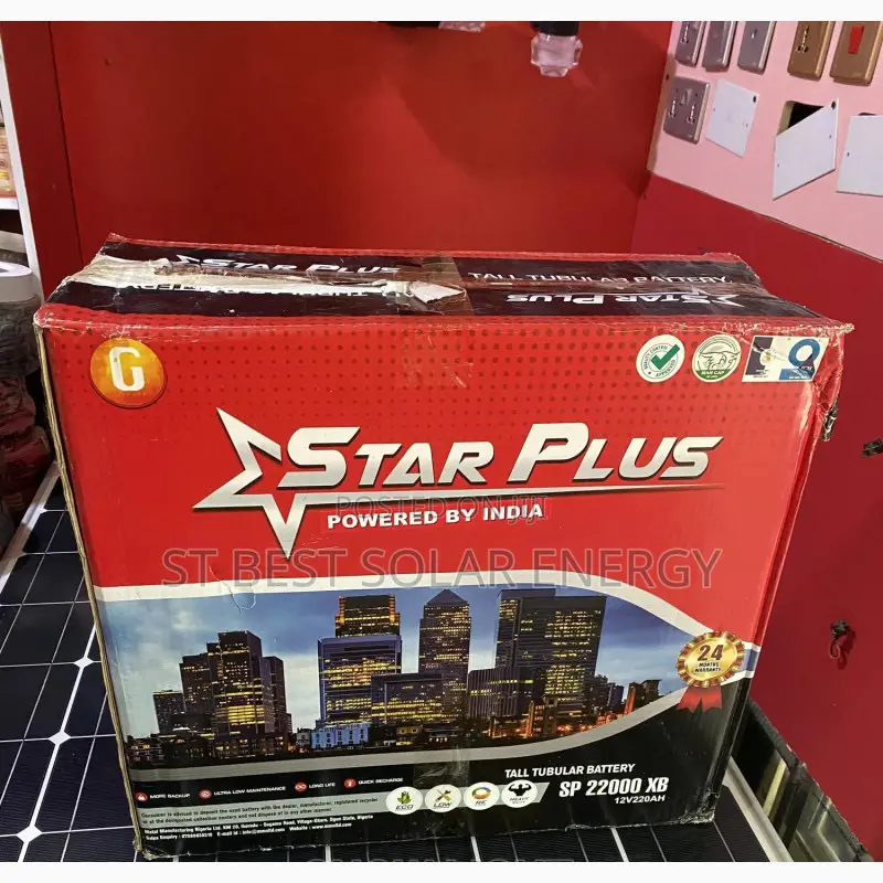 220ah Starplus Tubular Battery