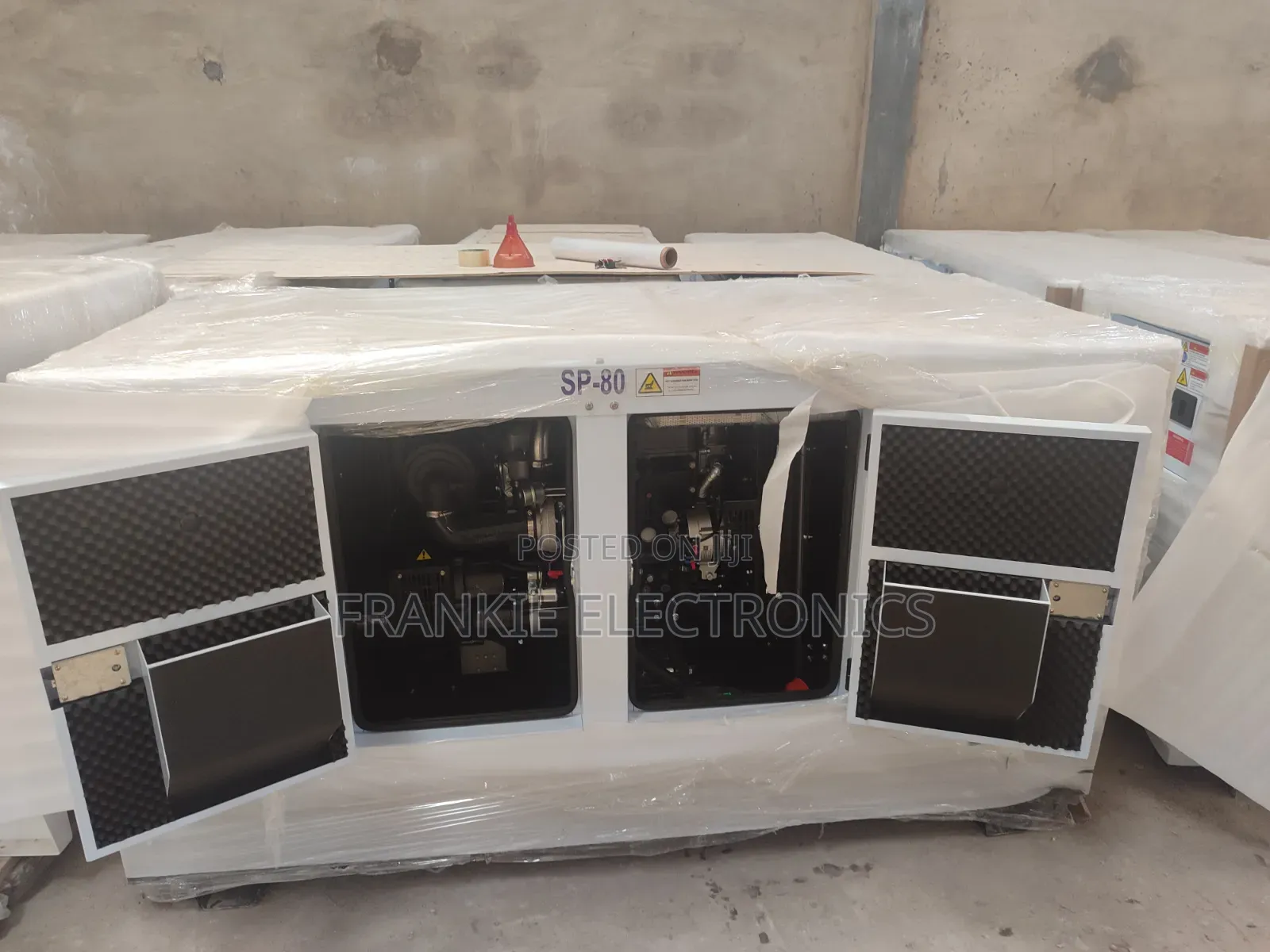 Perkins 80kva Soundproof Power Unit 100% Copper Coil
