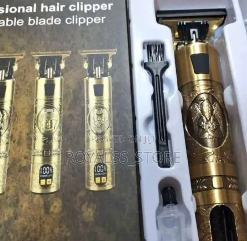Rechargeable Hair Clipper/Trimmer With LCD Battery Display