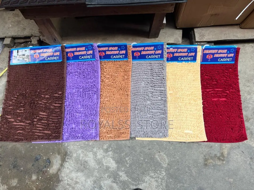 Soft Absorbent Micro Fiber Bathroom Floor Mat Doormats