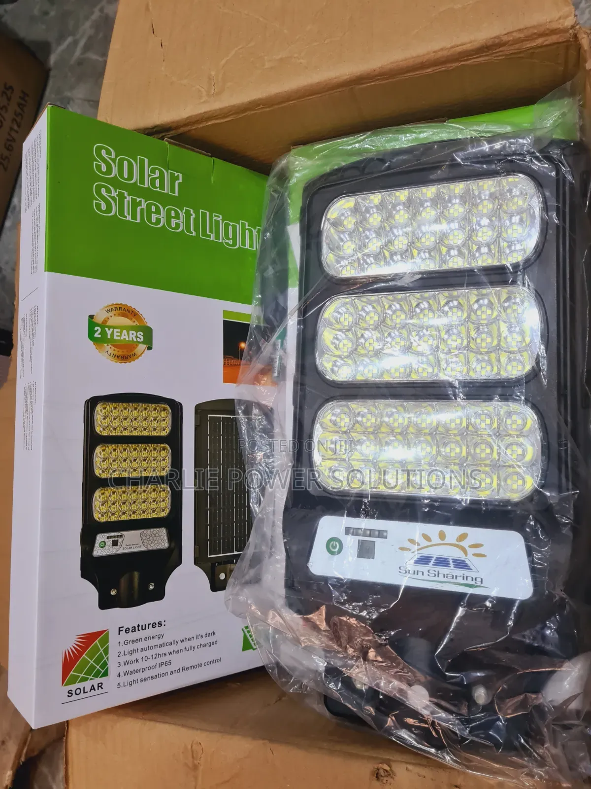 Sun Sharing 3eyes Solar Streetlight