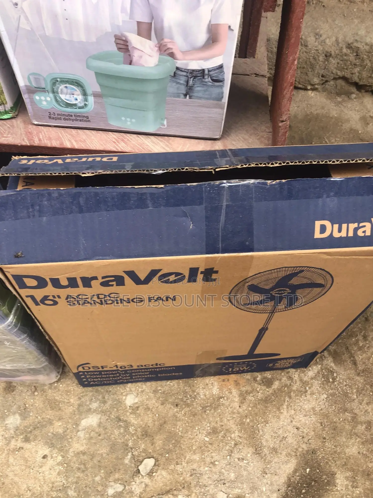 Duravolt 16" Energy Saving Dc/Ac Fan - 18 Watts (Non-Rechargeable)