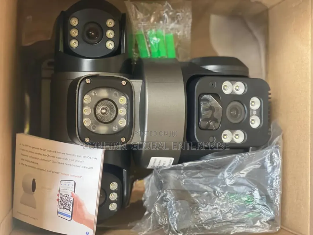 Triple-Lens V380 Pro Smart Intelligent Solar Security Camera