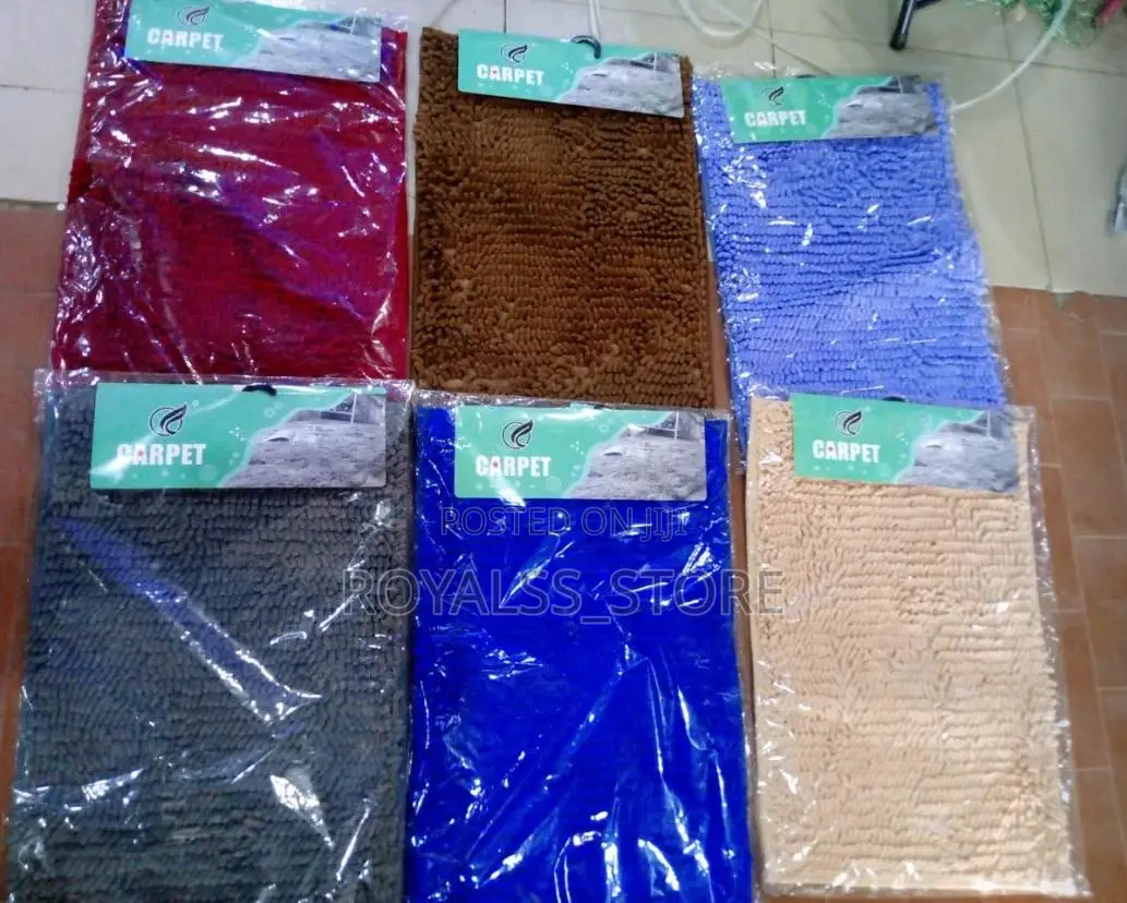 Soft Absorbent Micro Fiber Bathroom Floor Mat Doormats